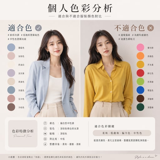 AI 繪圖範本:個人色彩分析(形象分析)|Gen 圖妹