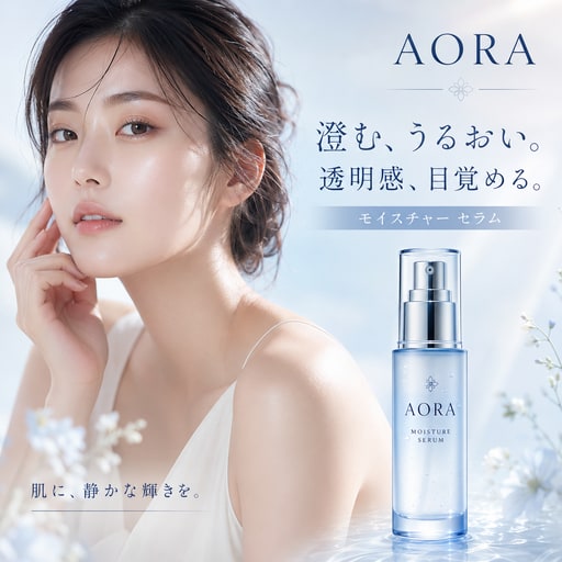 AI 繪圖範本:日系護膚廣告(雜誌廣告)|Gen 圖妹
